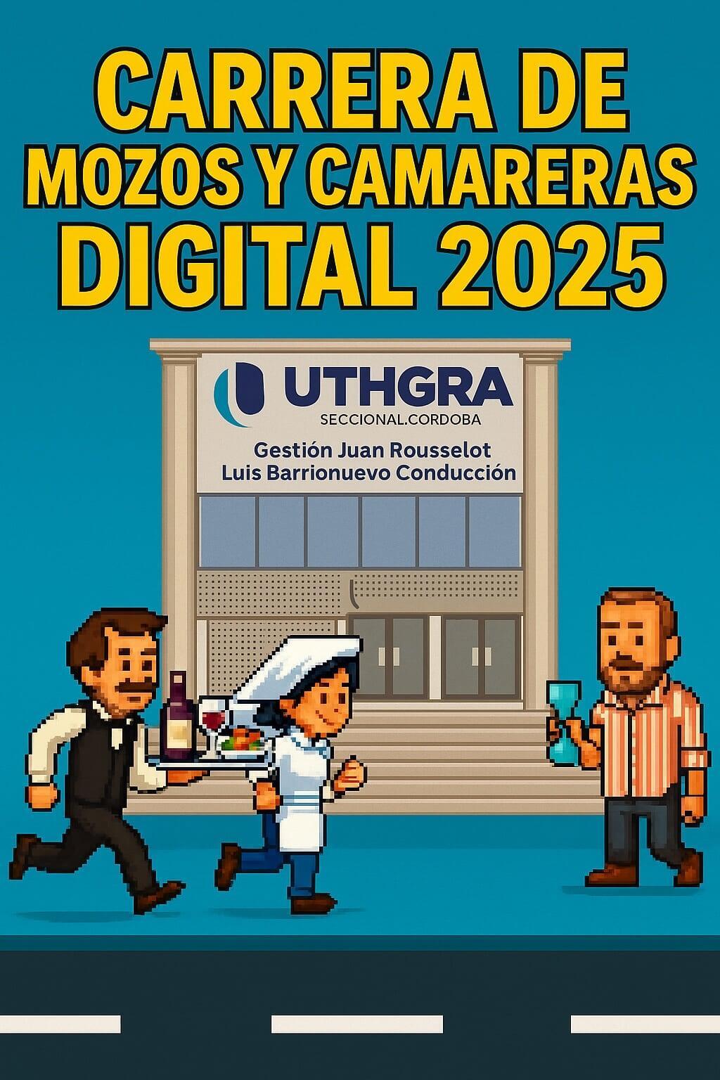  UTHGRA Córdoba lanza la Carrera de Mozos y Camareras 2025 y la primera edición digital con final presencial en la Seccional